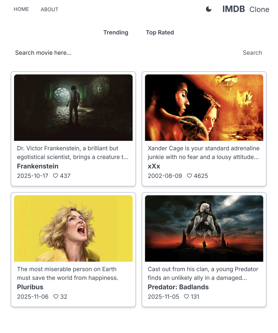 IMDB Clone - Next.js Movie Platform